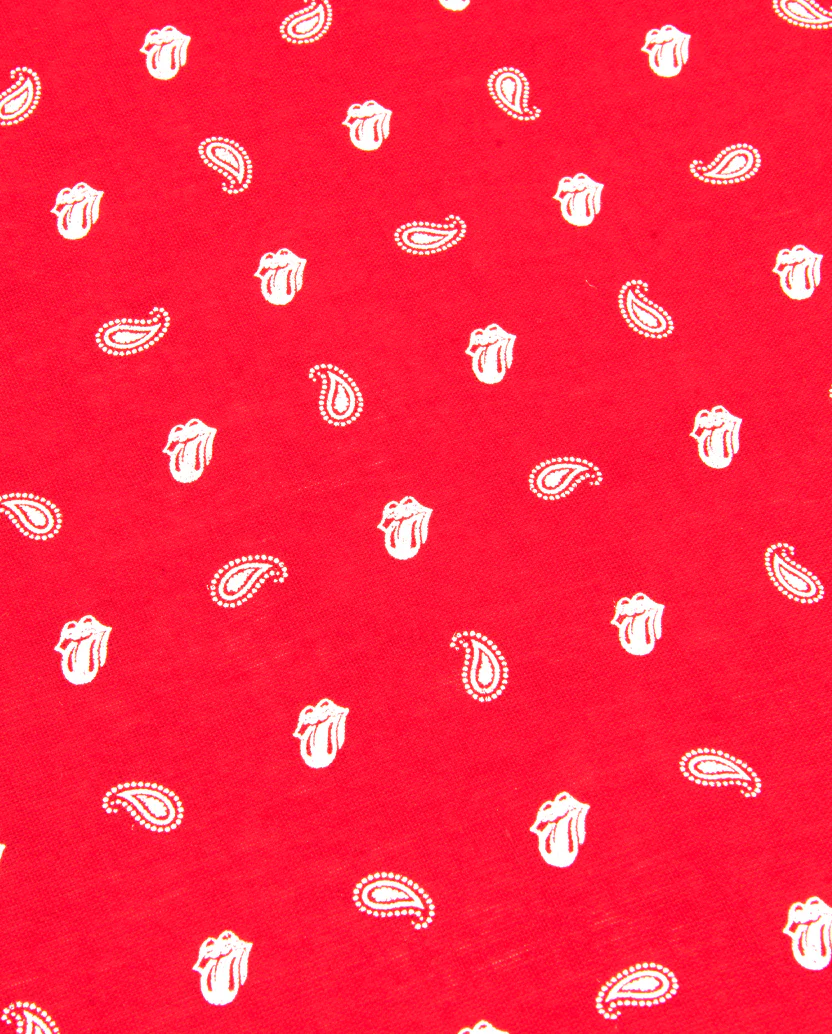 Red Paisley Bandana - Image 3