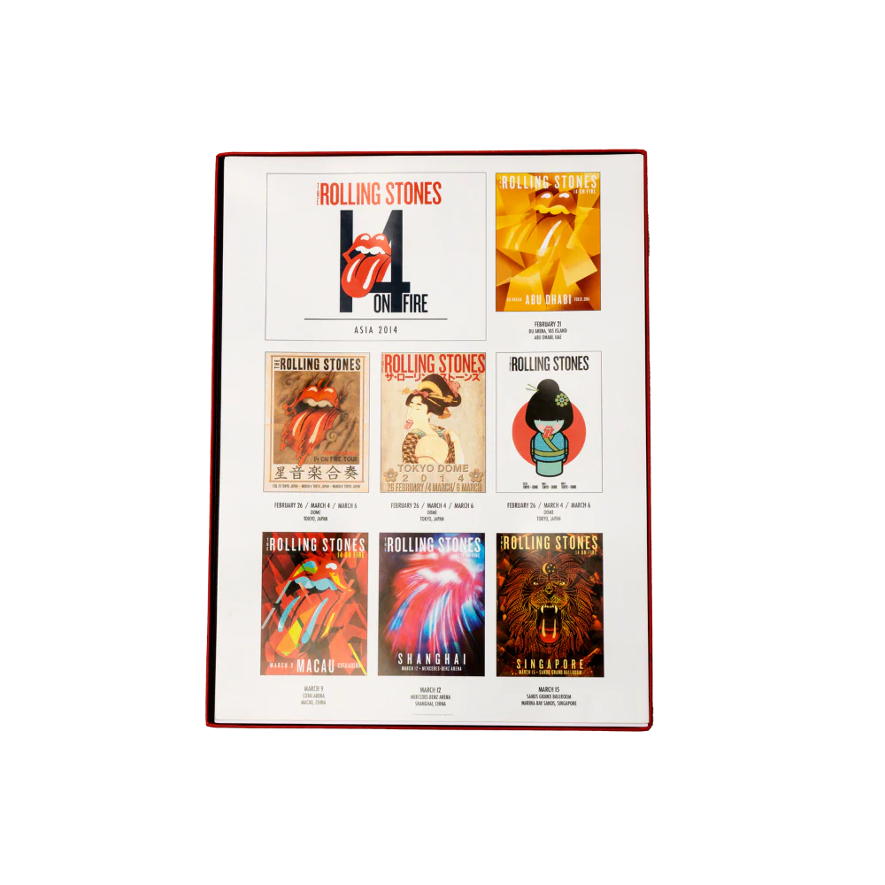 Rolling Stones Deluxe Asian Tour Poster Set - Image 3