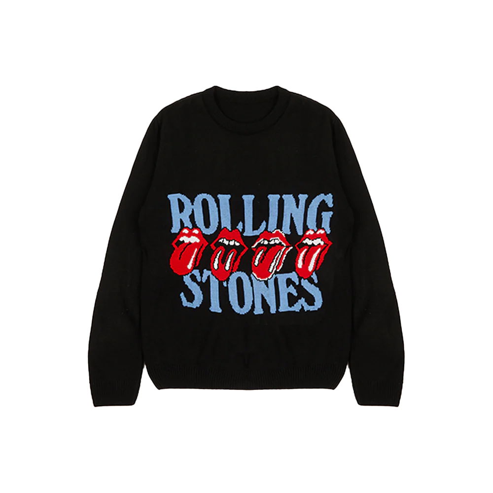 Rolling Stones Lick Holiday Sweater