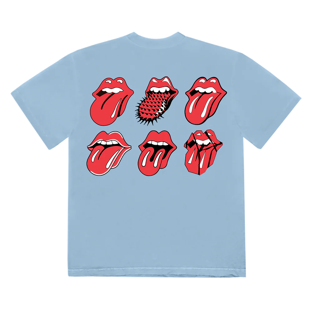 Rolling Stones Licks Blue T-Shirt - Image 2