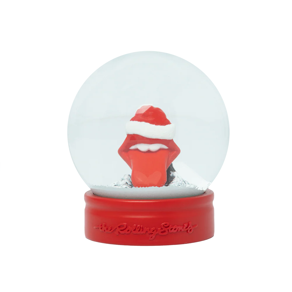Rolling Stones Licks Snow Globe