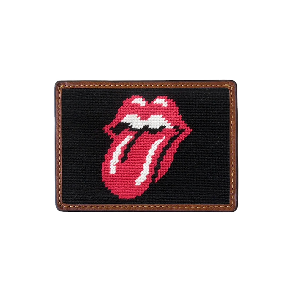 Rolling Stones Needlepoint Credit Card Wallet