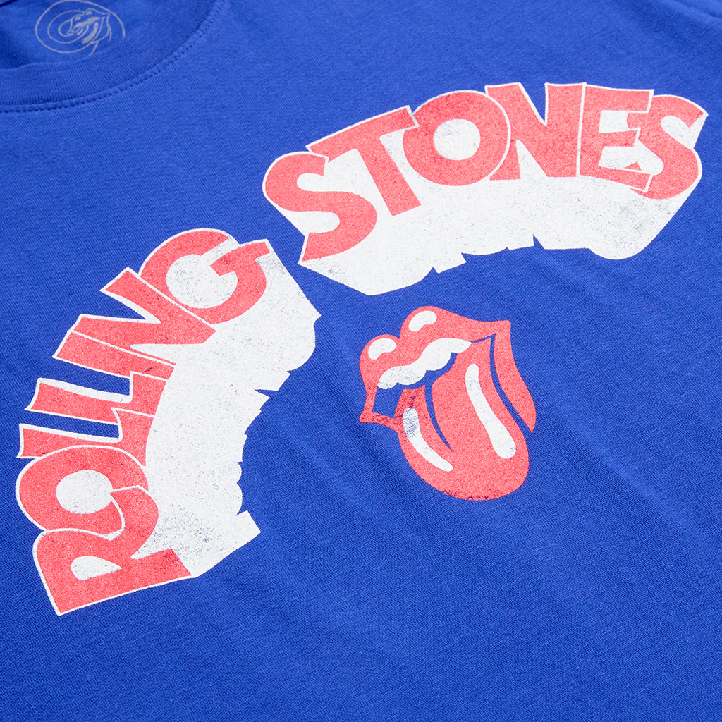 Rolling Stones Union Jack Crooked Blue T-Shirt - Image 8