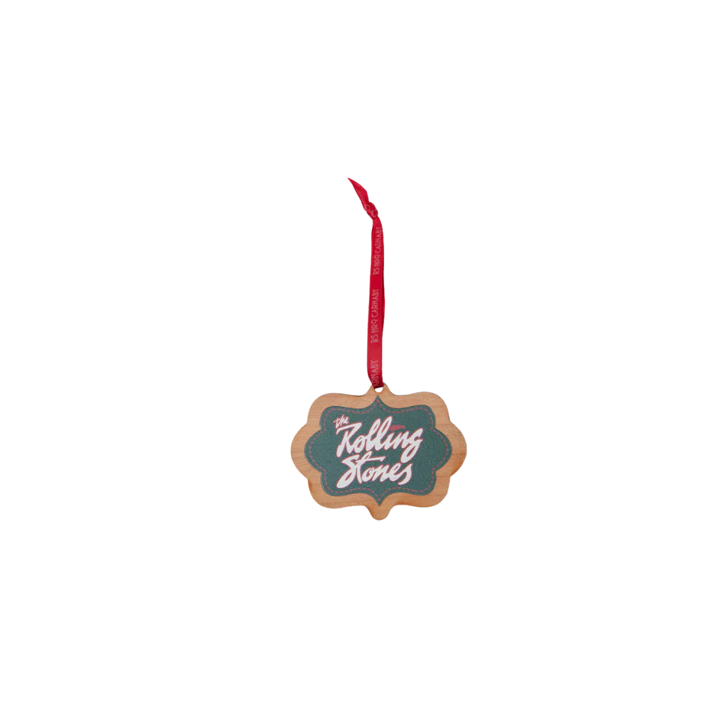 Rolling Stones Wooden Ornament