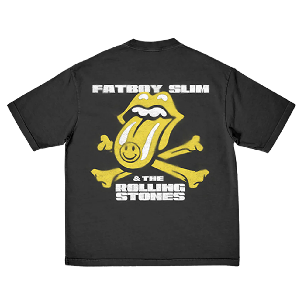 Rolling Stones x Fatboy Slim Black T-Shirt - Image 2