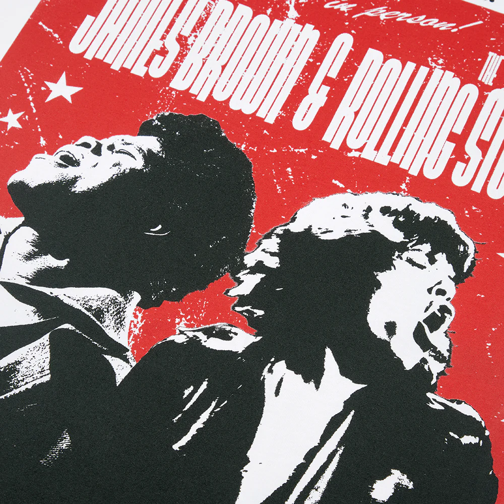 Rolling Stones x James Brown TAMI Show White T-Shirt - Image 2
