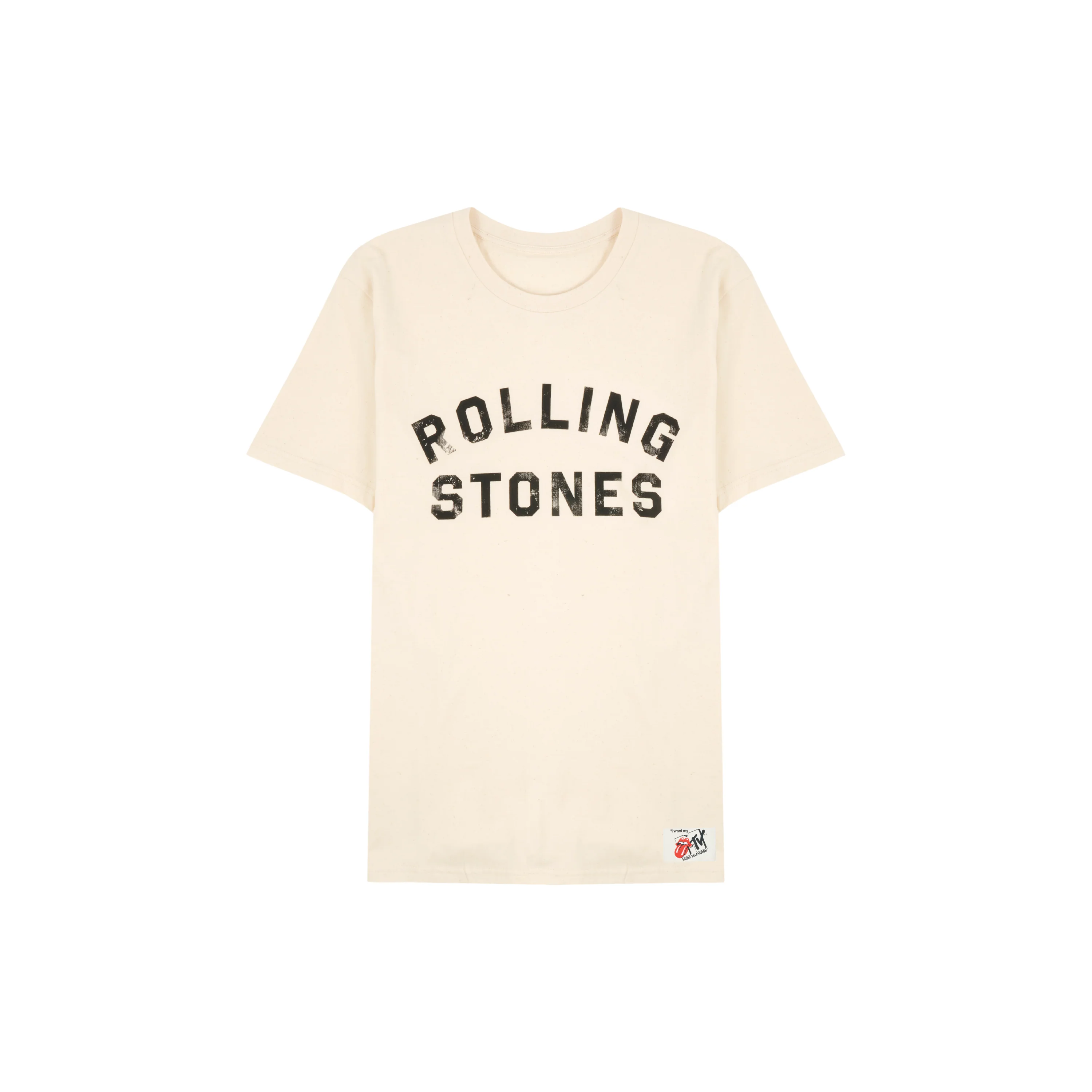 Rolling Stones x MTV Text Logo T-Shirt