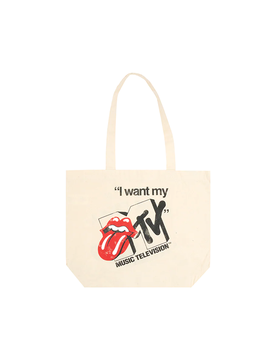 Rolling Stones x MTV Who The F Is Mick Jagger? Tote - Image 2