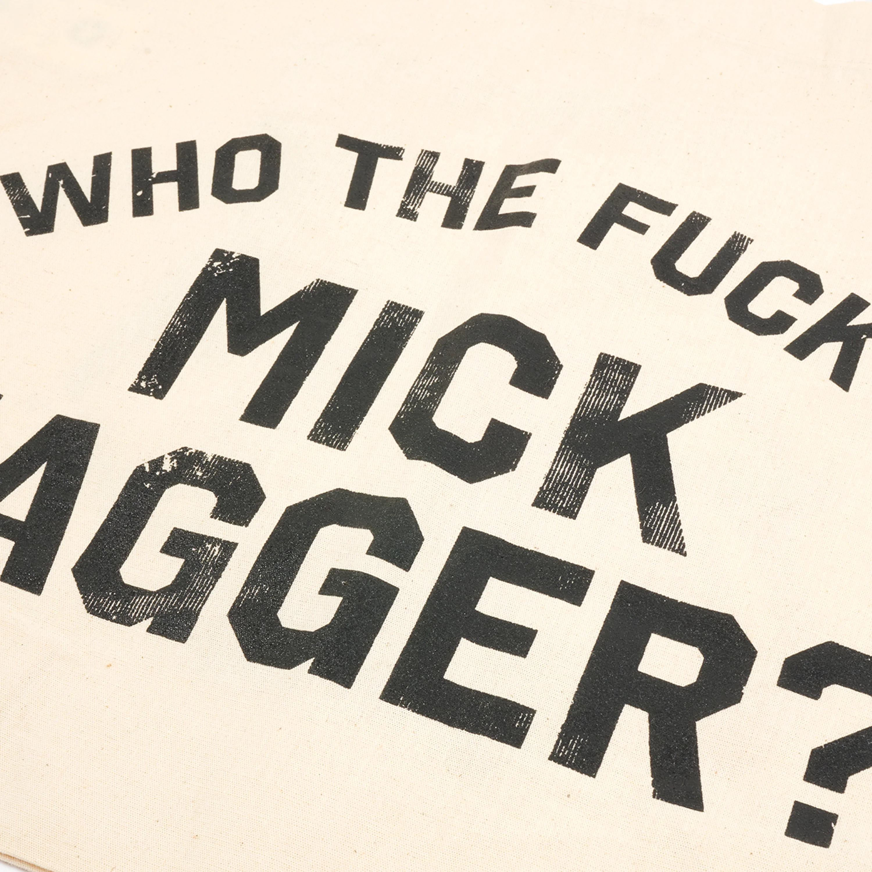 Rolling Stones x MTV Who The F Is Mick Jagger? Tote - Image 3
