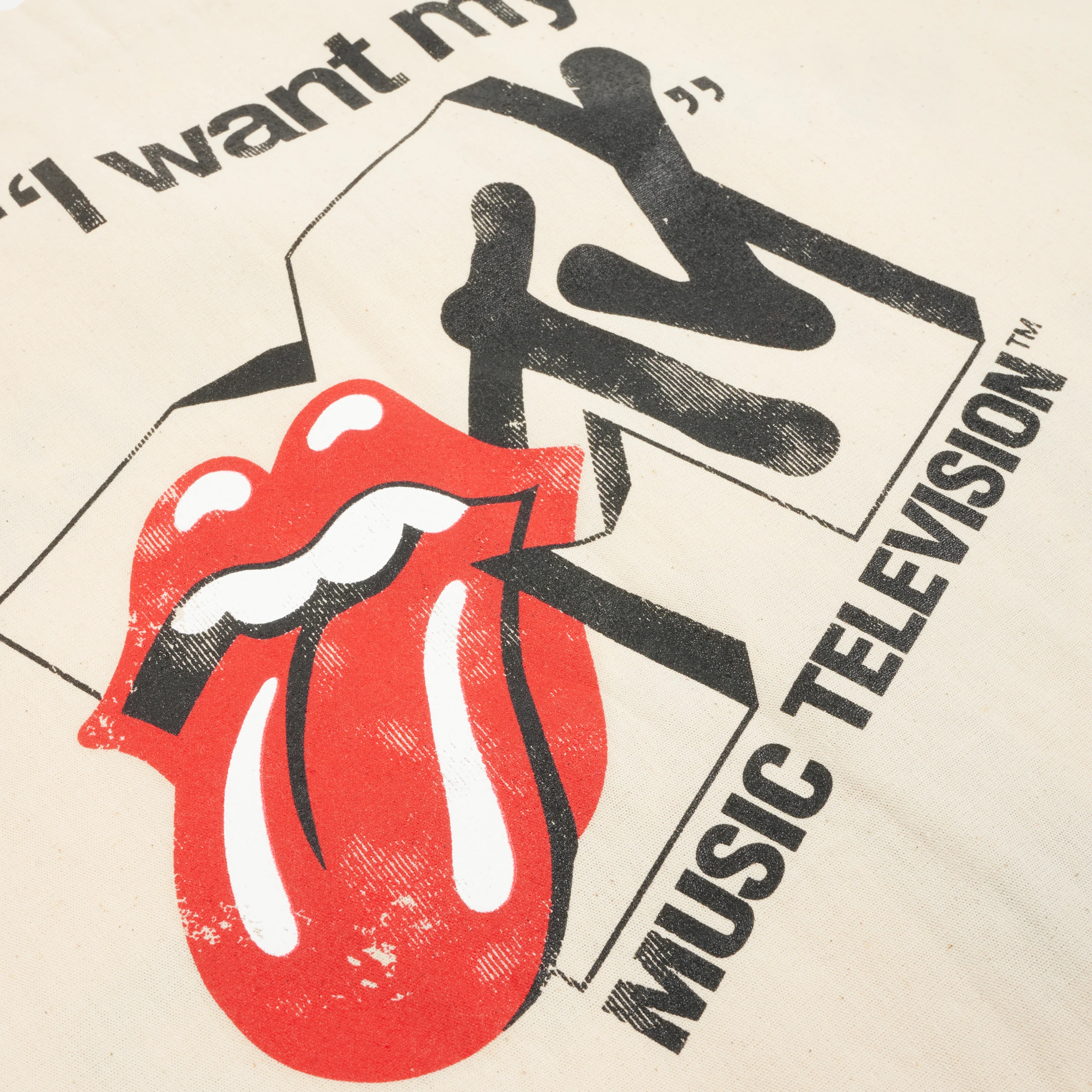 Rolling Stones x MTV Who The F Is Mick Jagger? Tote - Image 4