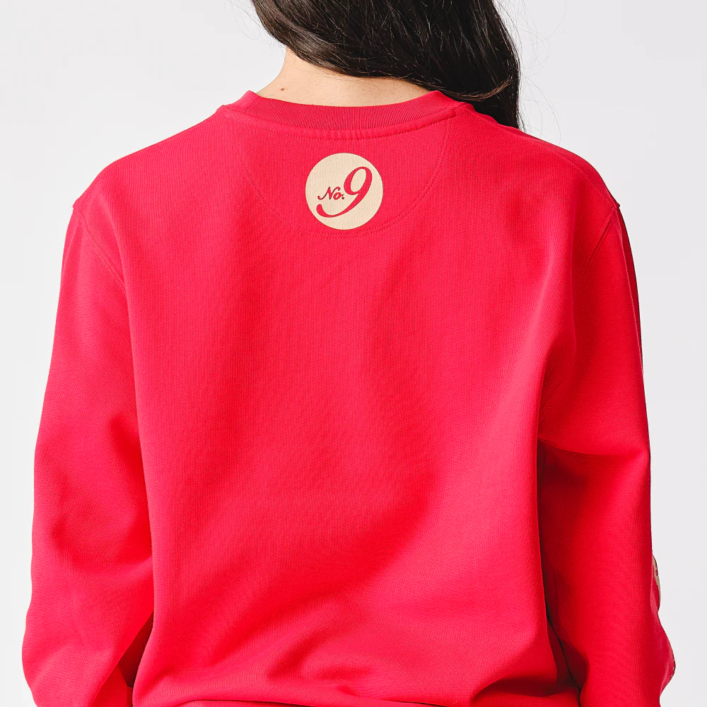 Rolling Stones Zipper Sleeve Red Crewneck Sweater - Image 9