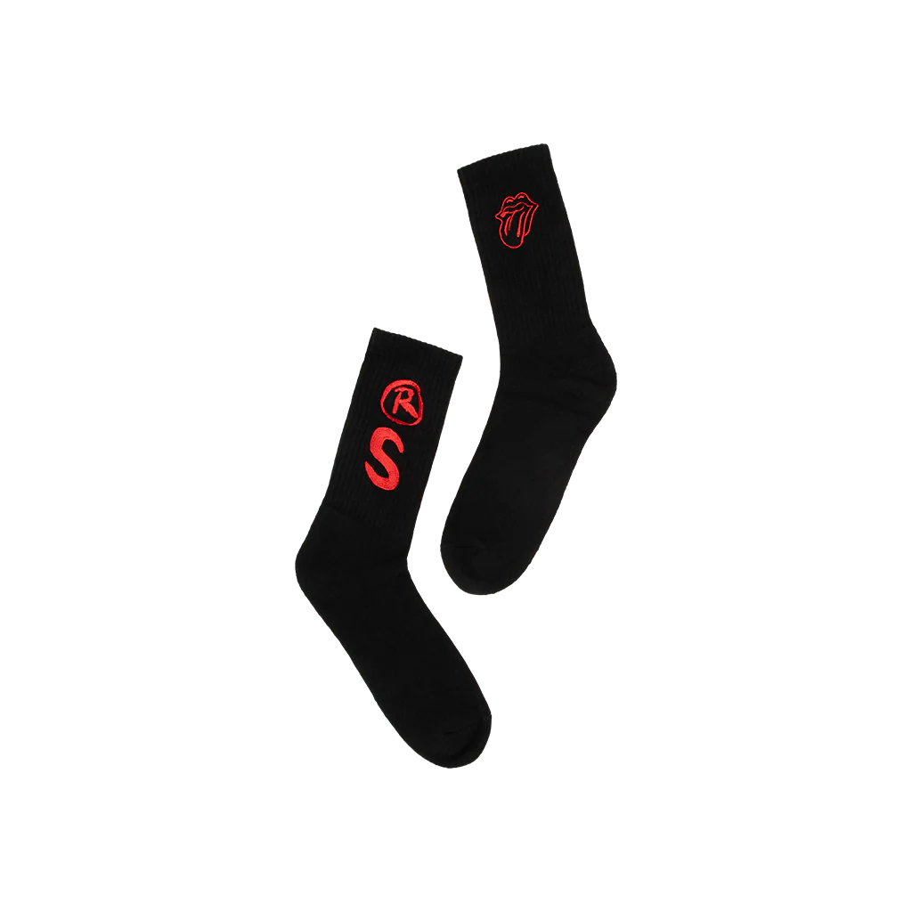 RS Logo Black Socks