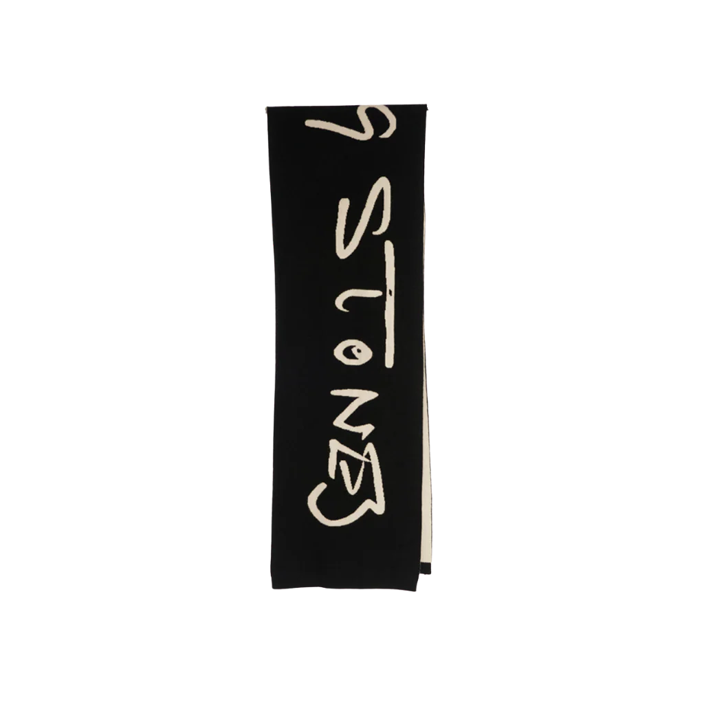 RS No. 9 Carnaby St. Woven Stones Script Scarf - Image 2