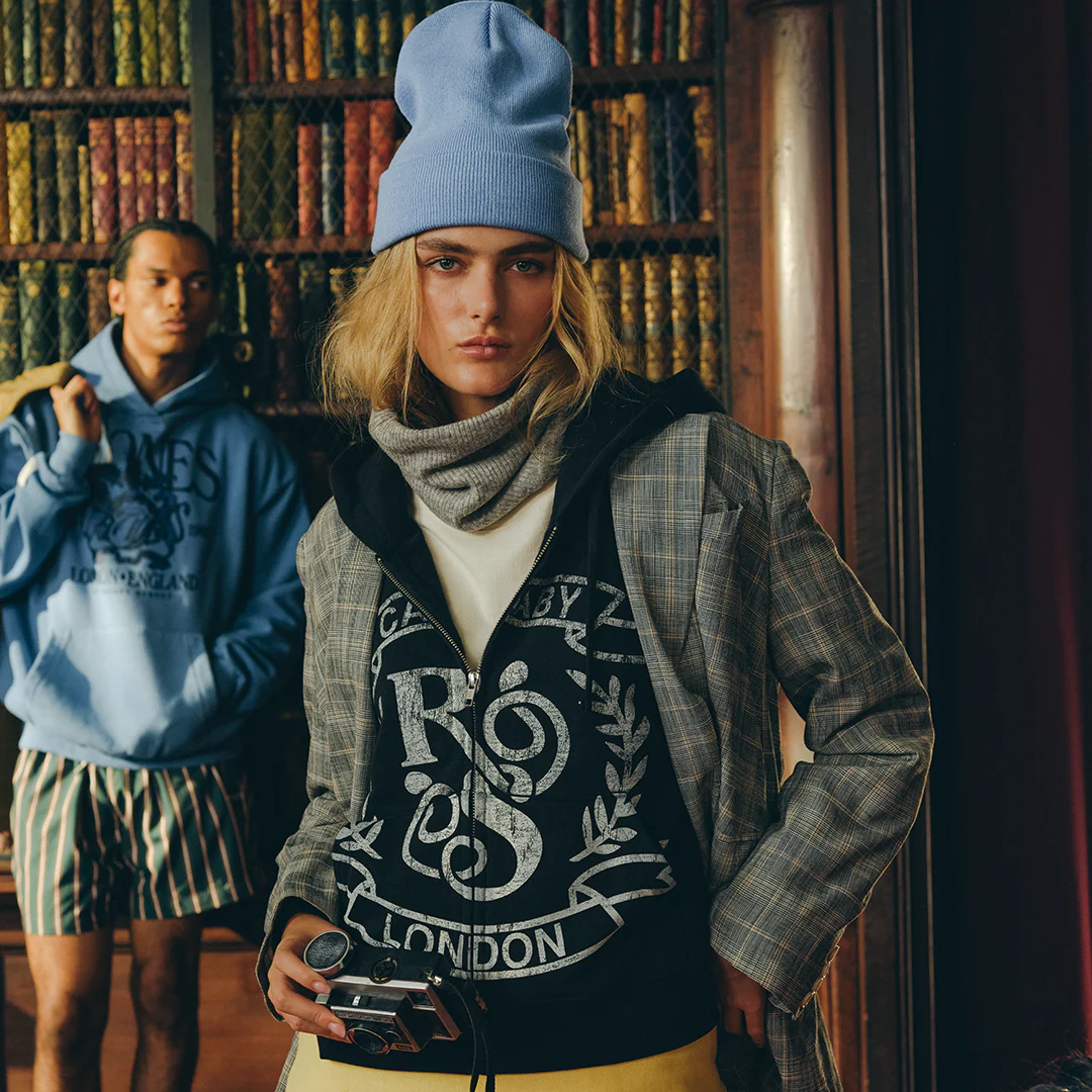 RS No. 9 Crest Zip Up Hoodie - Image 3