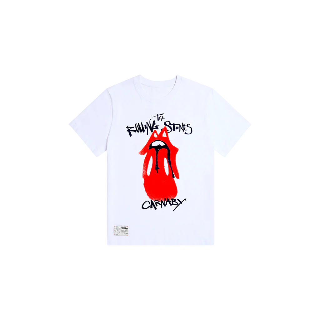 RS No. 9 Tongue Evolution White T-Shirt