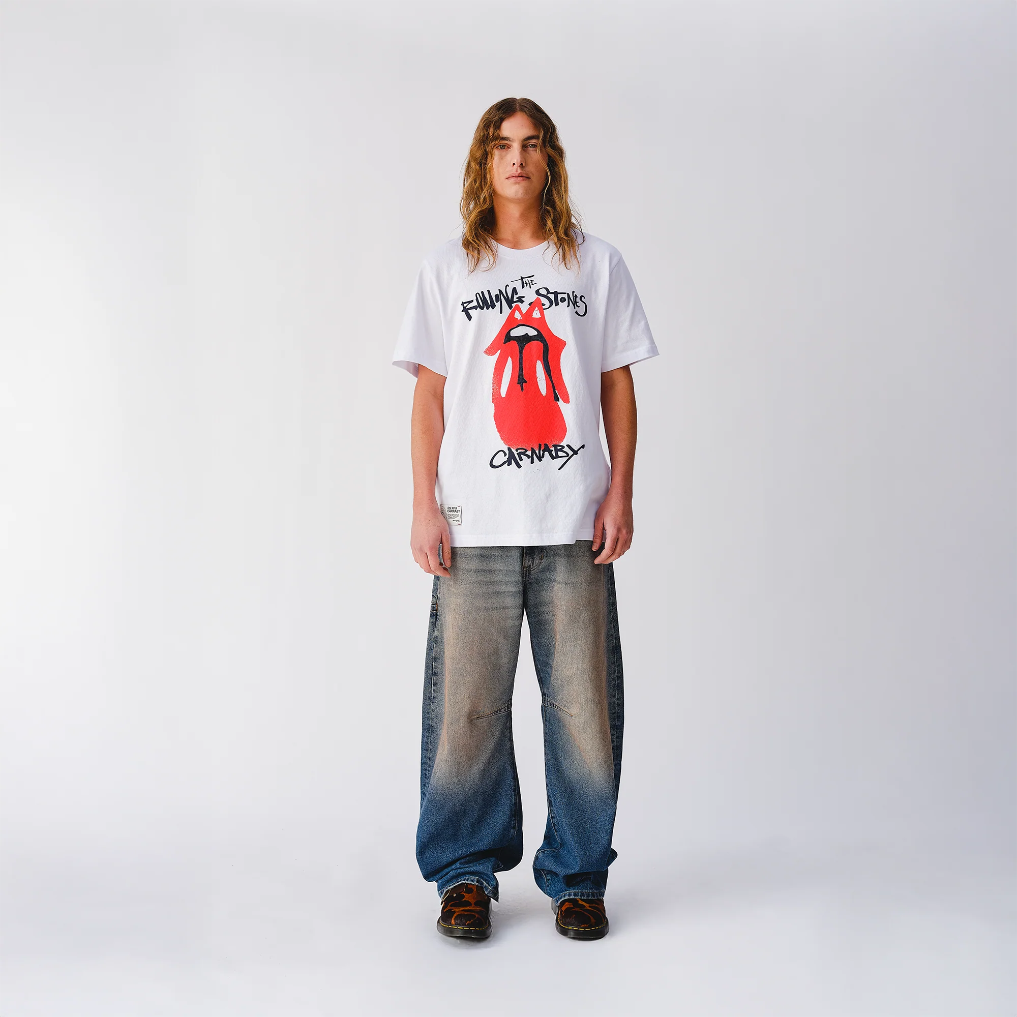 RS No. 9 Tongue Evolution White T-Shirt - Image 2