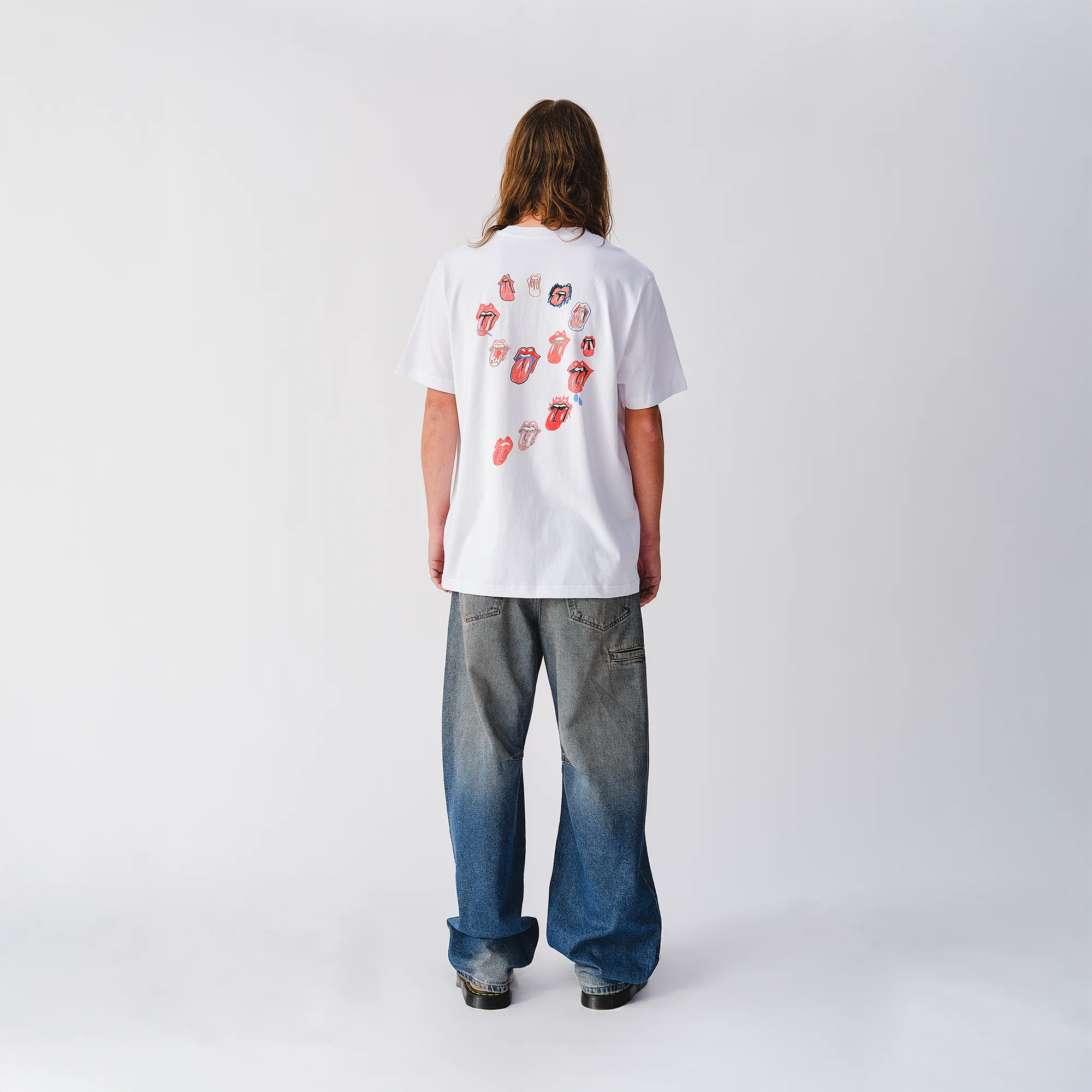 RS No. 9 Tongue Evolution White T-Shirt - Image 3