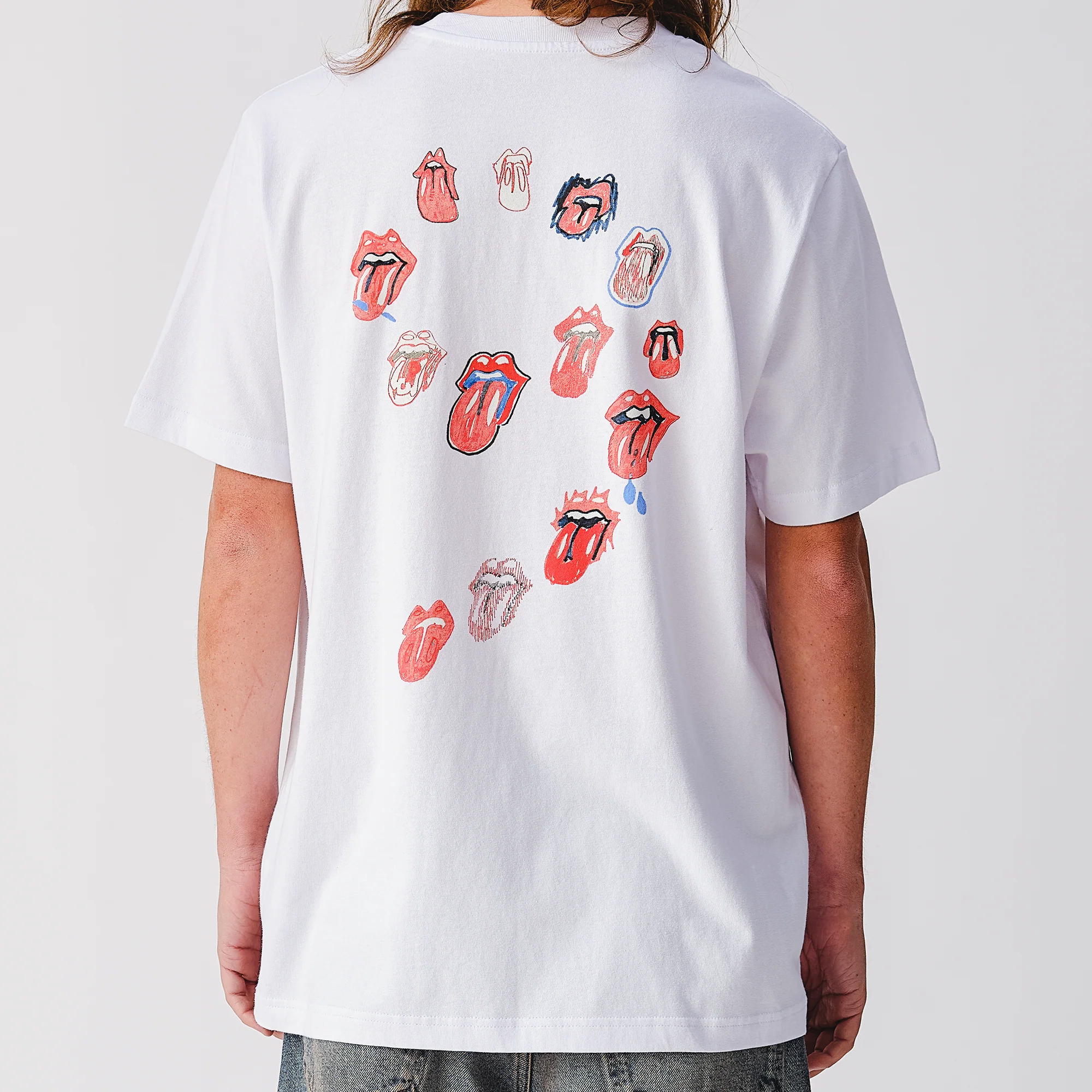 RS No. 9 Tongue Evolution White T-Shirt - Image 4