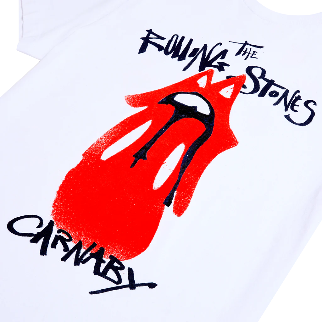 RS No. 9 Tongue Evolution White T-Shirt - Image 7