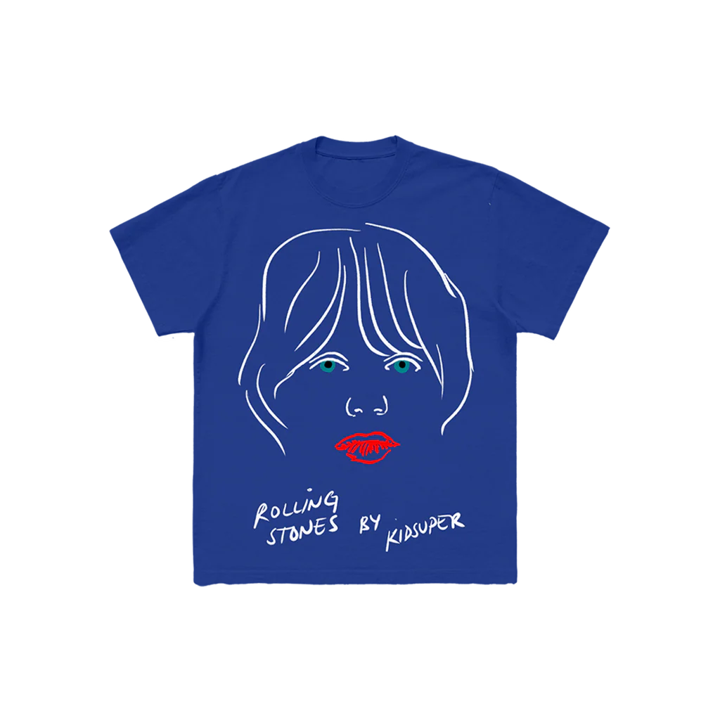 RS No. 9 x KidSuper Mick Sketch Blue T-Shirt (US Exclusive)