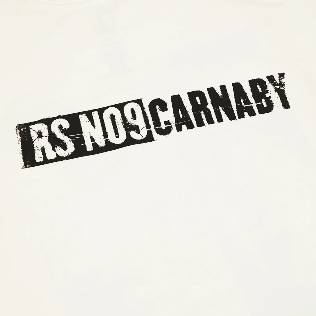 RS No. 9 White Graphic T-Shirt - Image 5