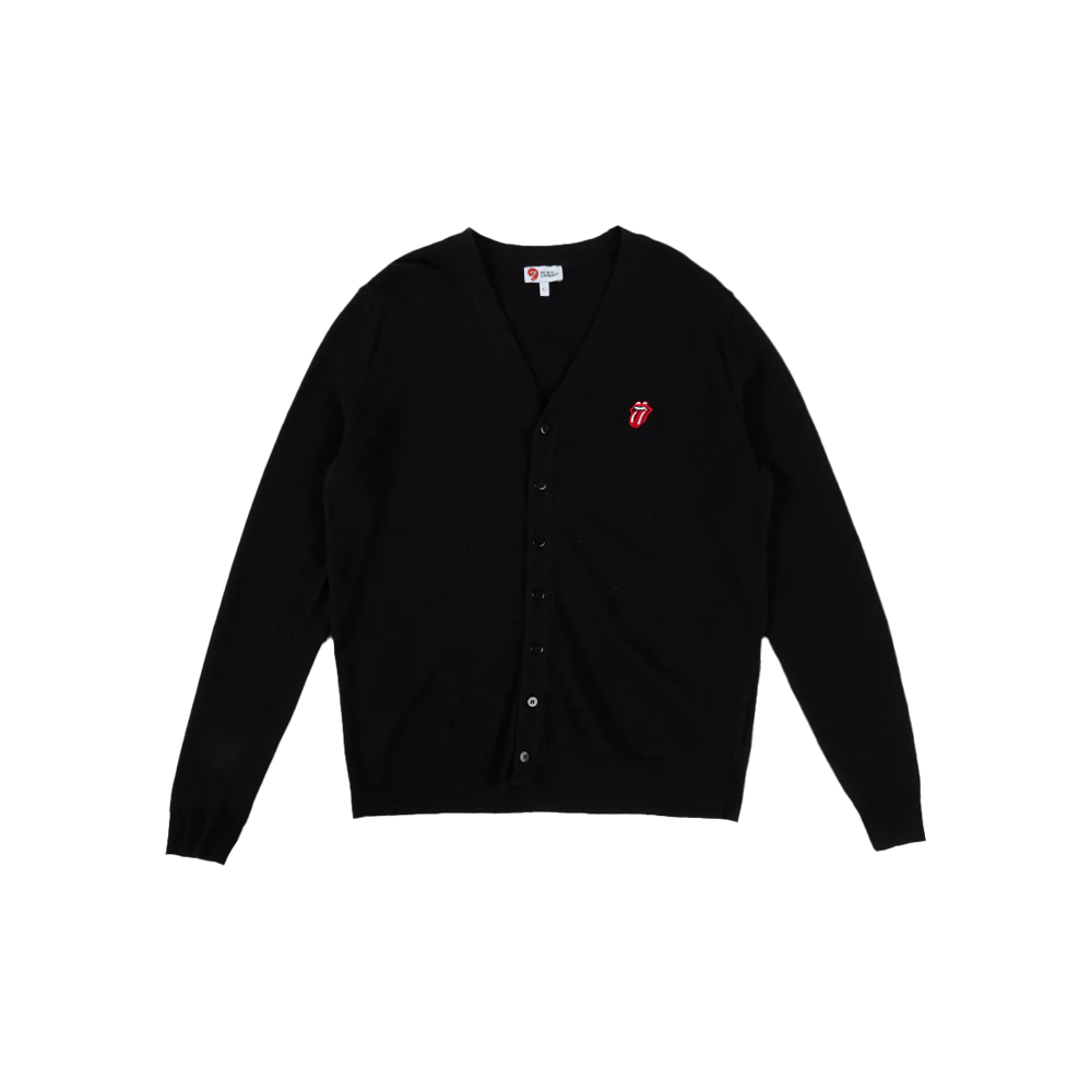 RS9 Merino Black Cardigan