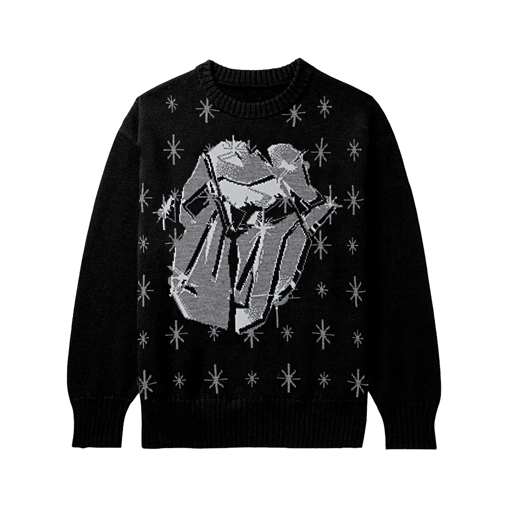 Shattered Icy Tongue Knit Sweater