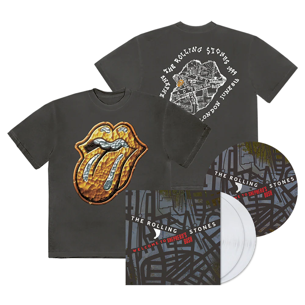 Shepherd's Bush '99 Exclusive White 2LP + Vintage T-Shirt + Slipmat