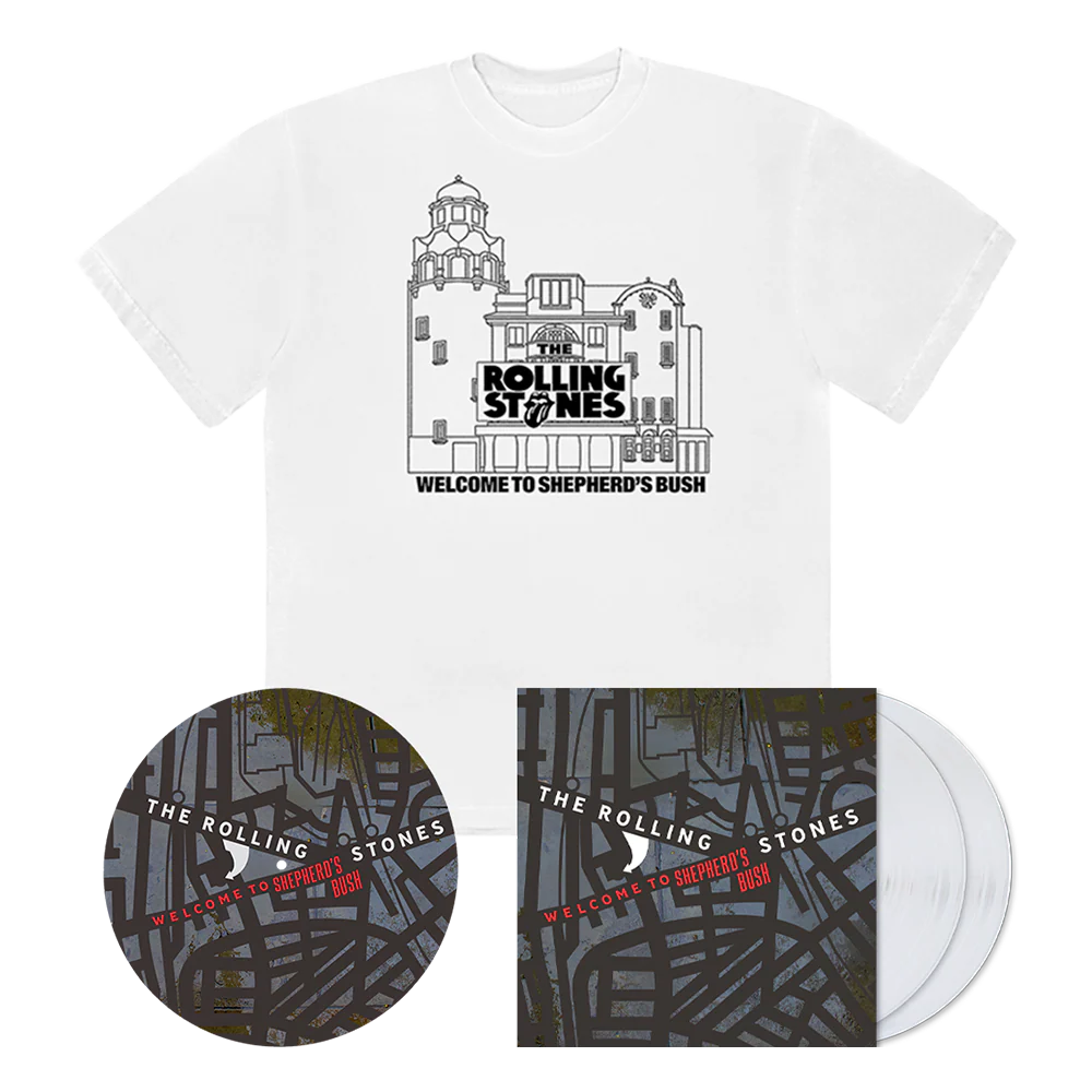 Shepherd's Bush '99 Exclusive White 2LP + Welcome to SB T-Shirt + Slipmat
