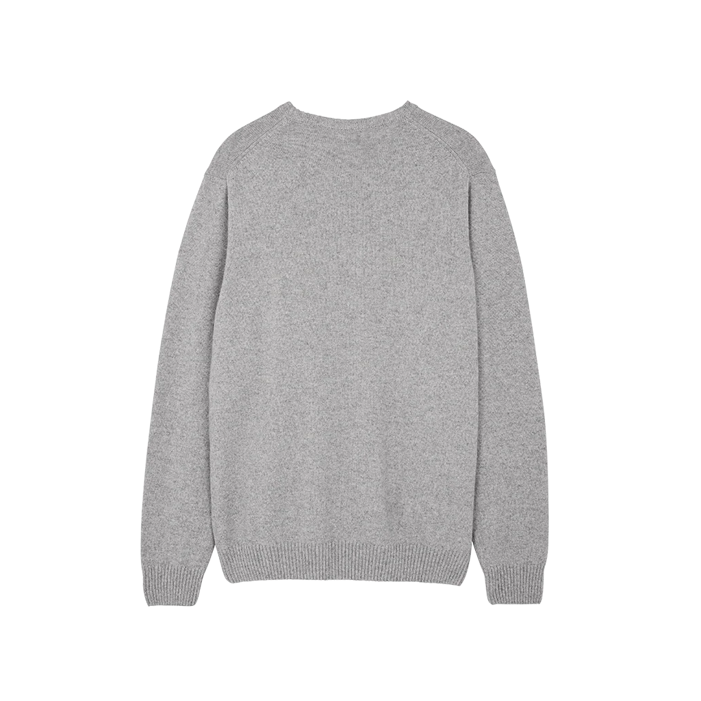 Spring/Summer Grey Merino Sweater - Image 2