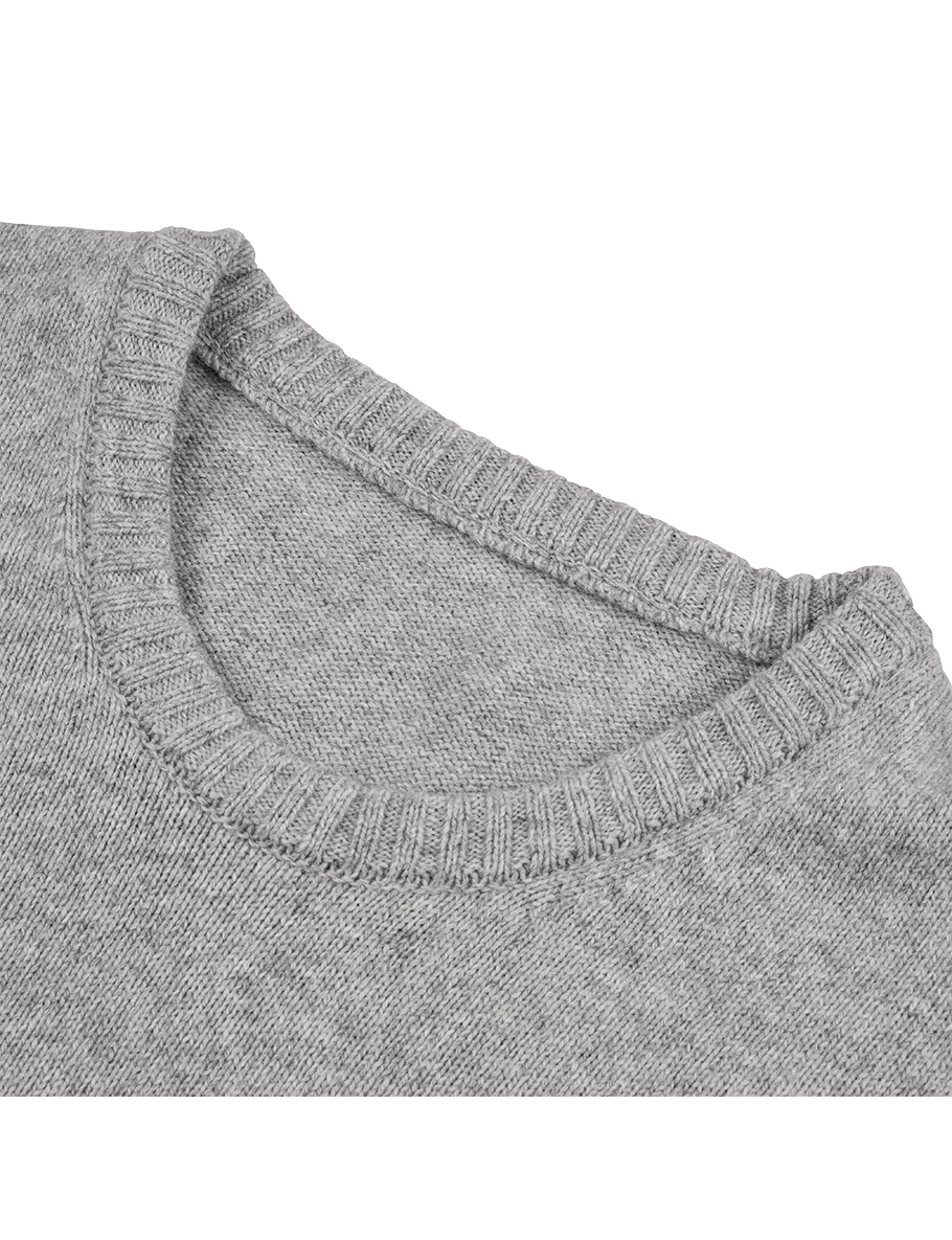 Spring/Summer Grey Merino Sweater - Image 4