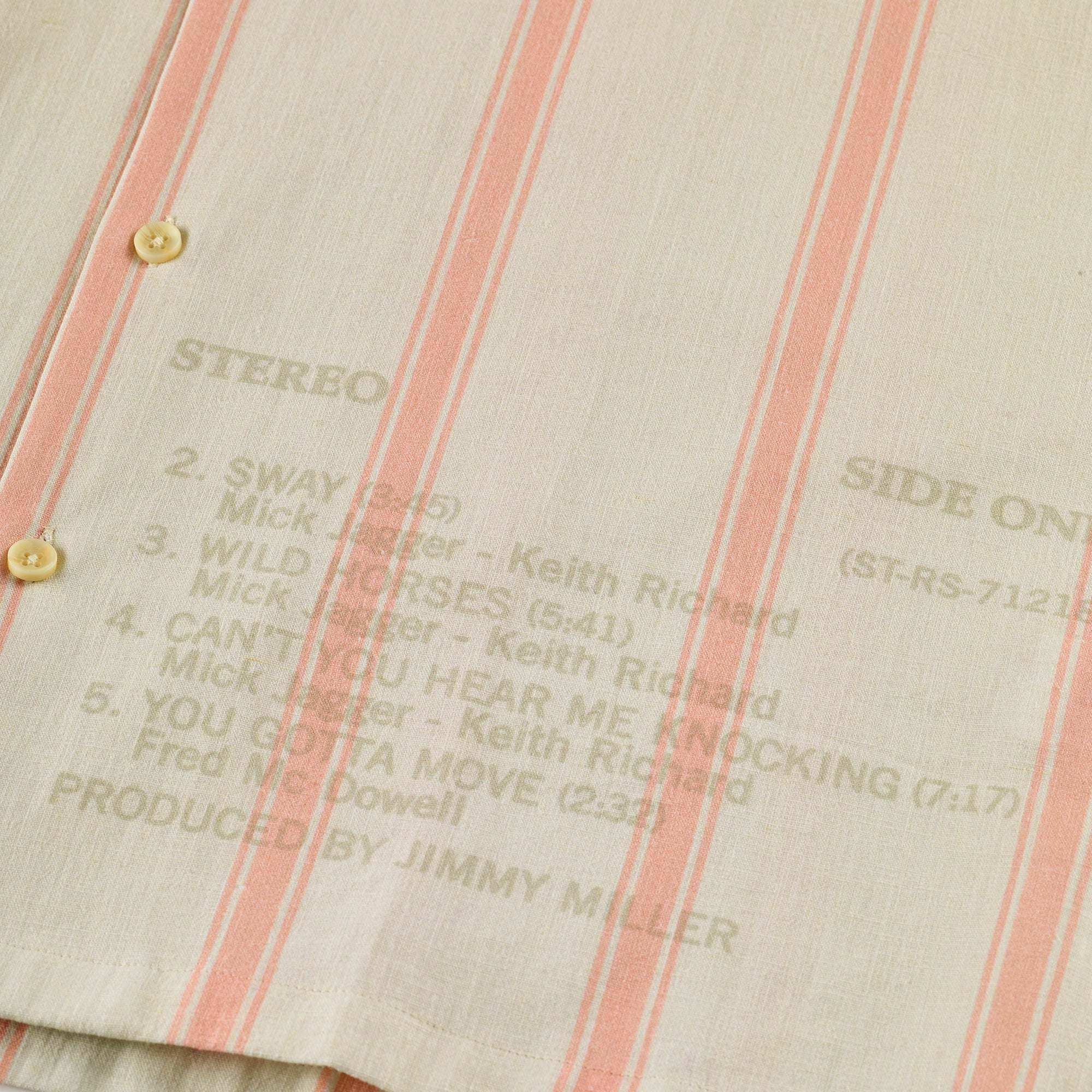 Sticky Fingers Striped Linen Short Sleeve Shirt - Image 3