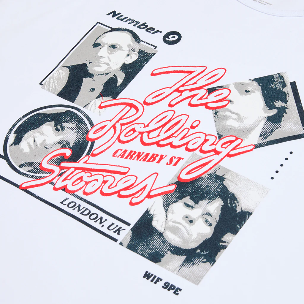 Stones Band Photo White Tank Top - Image 6