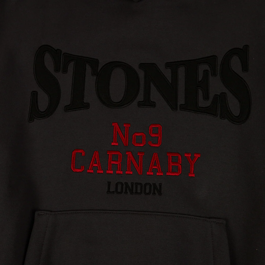 Stones Charcoal Varsity Hoodie - Image 3