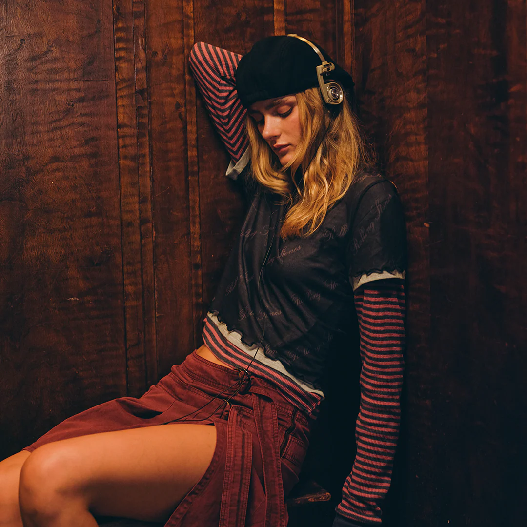 Stones Mesh Baby Tee - Image 3