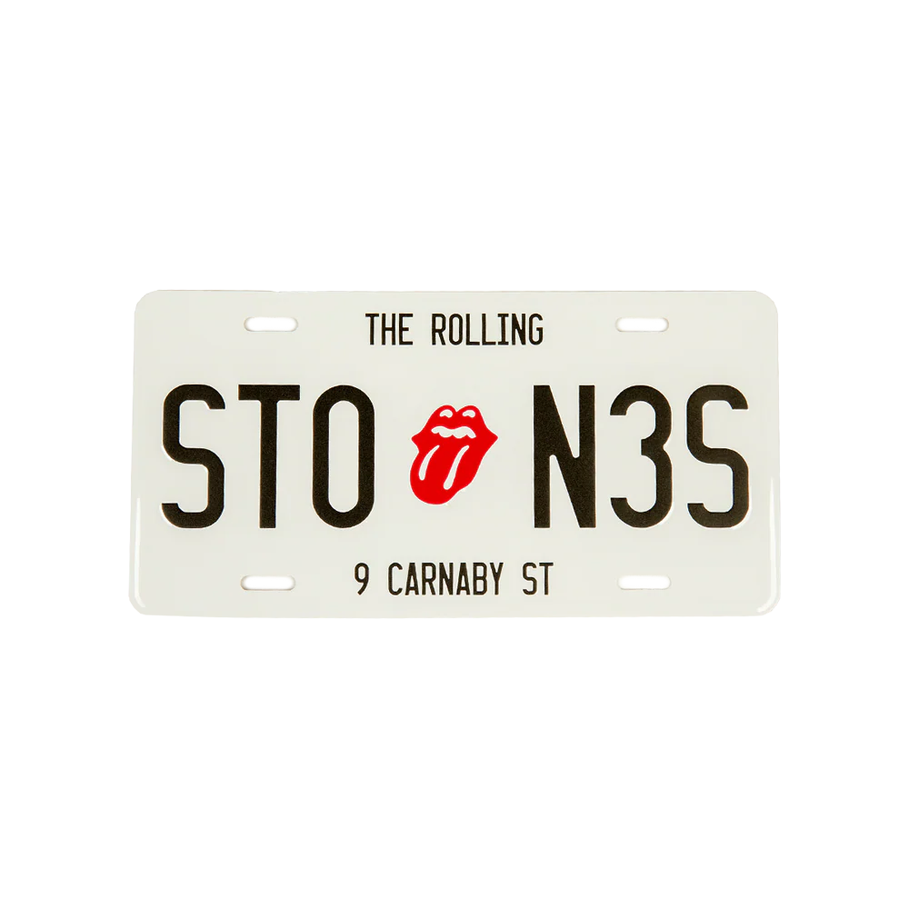 Stones Novelty License Plate