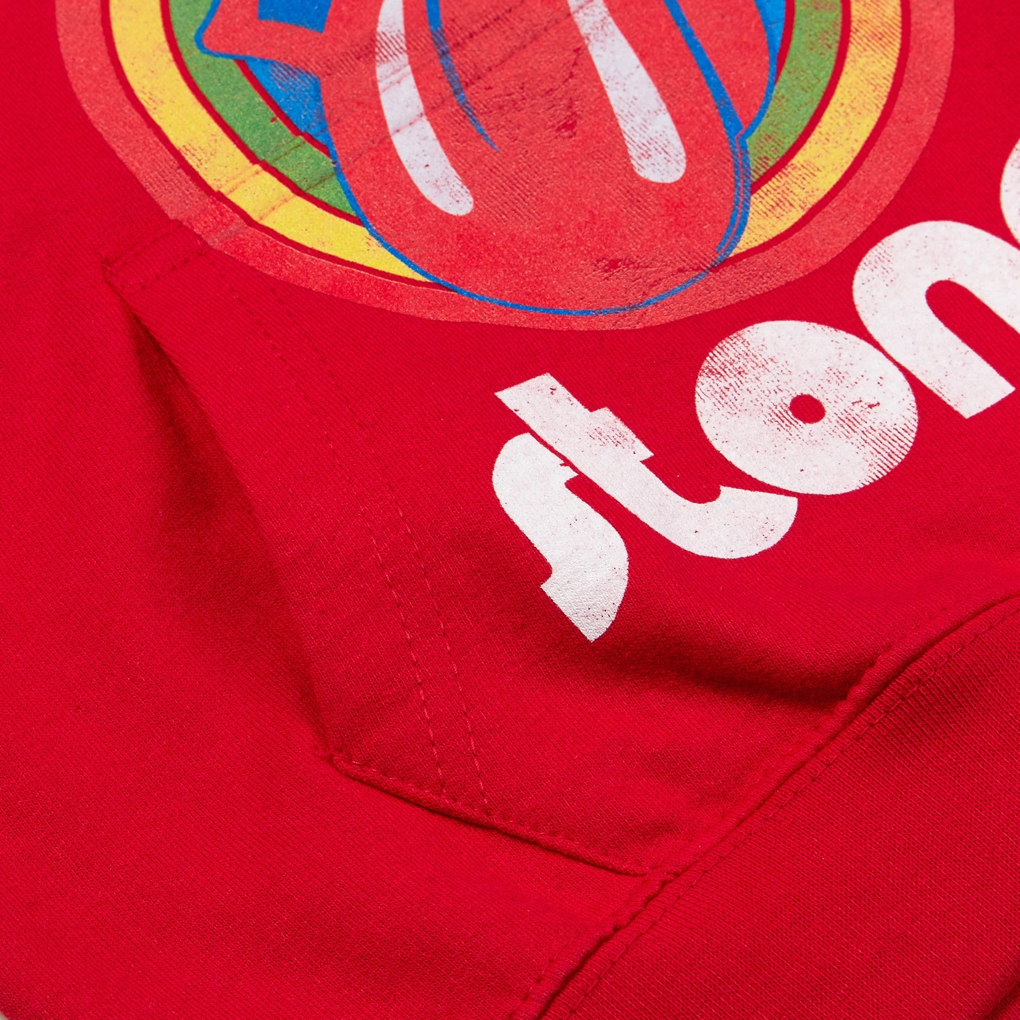 Stones Red Kids Retro Hoodie - Image 3