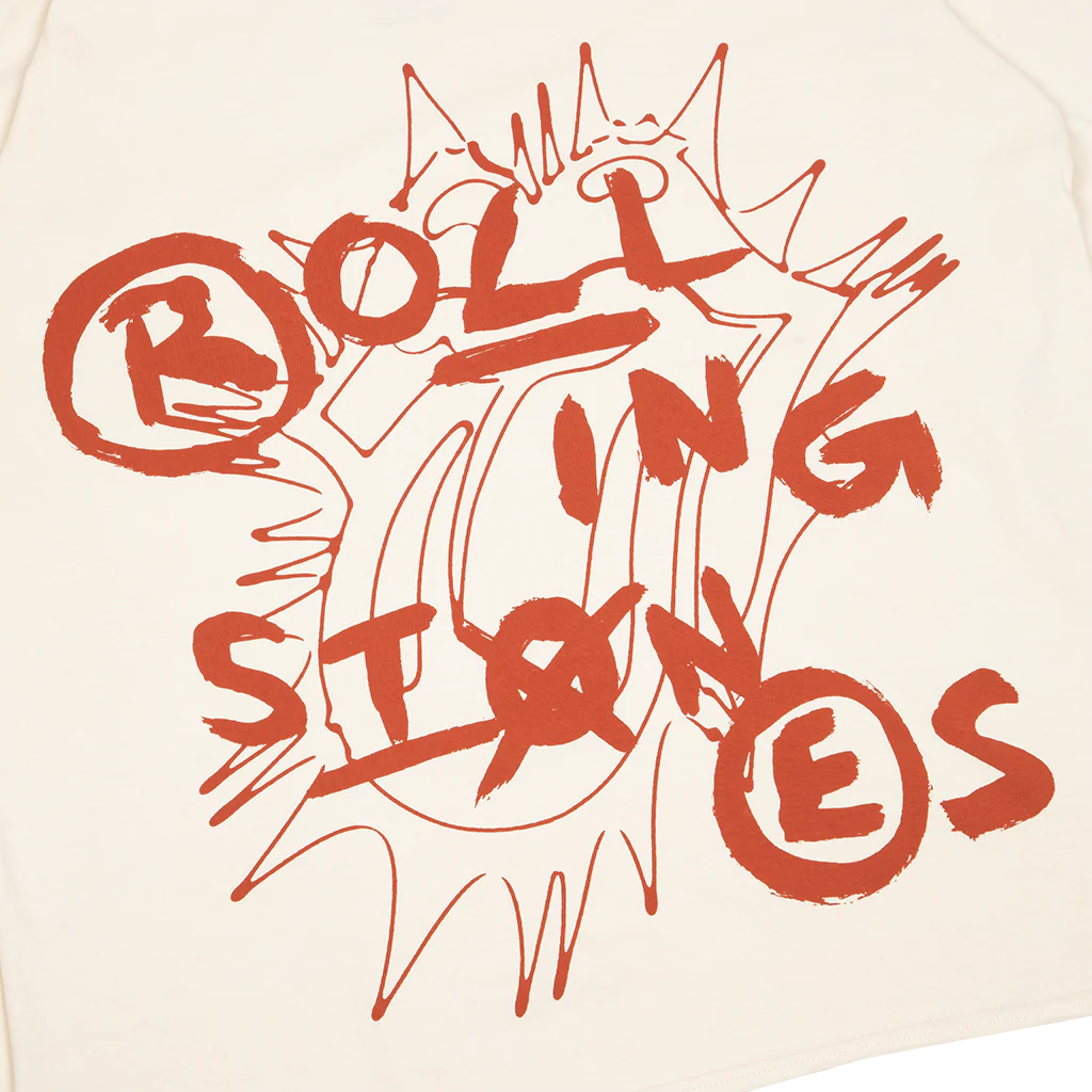 Stones Sun Raw Hem Box Fit Longsleeve T-Shirt - Image 3