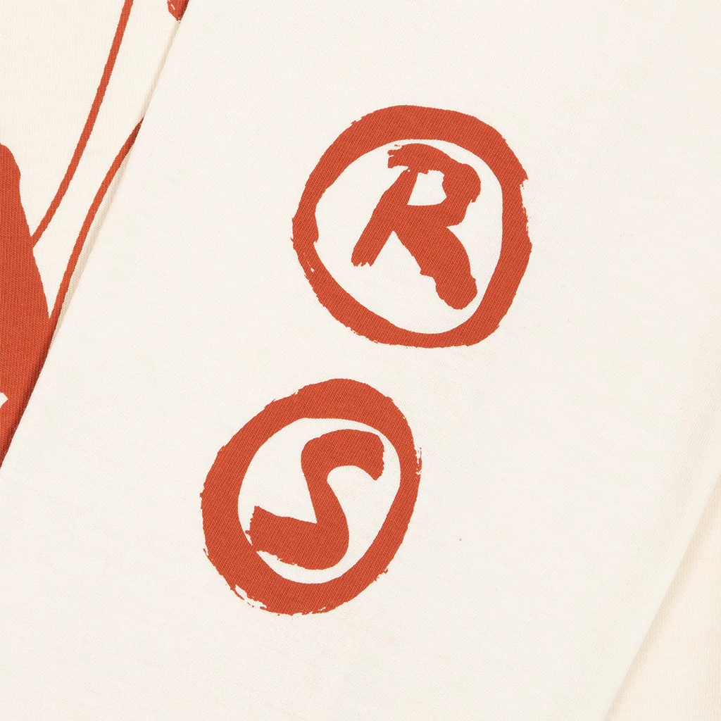 Stones Sun Raw Hem Box Fit Longsleeve T-Shirt - Image 4