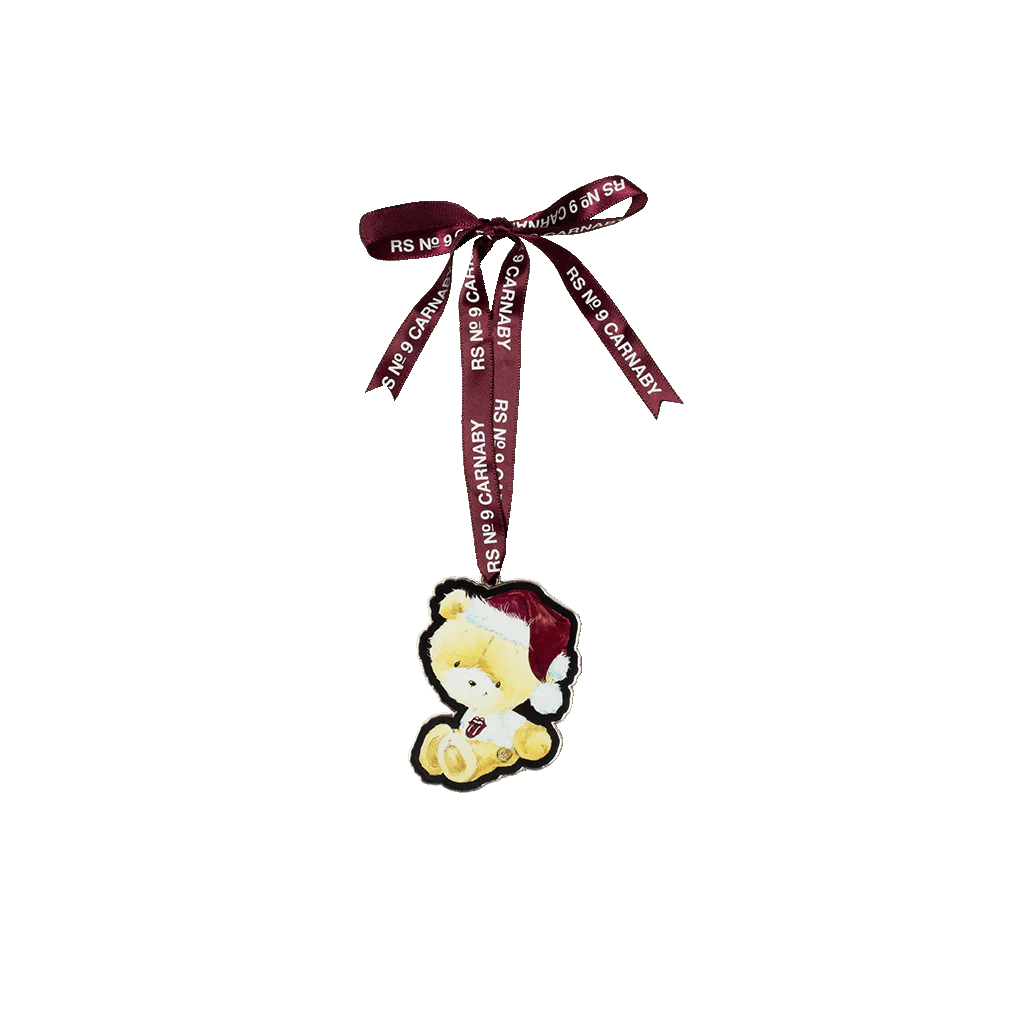 Stones Teddy Bear Enamel Ornament