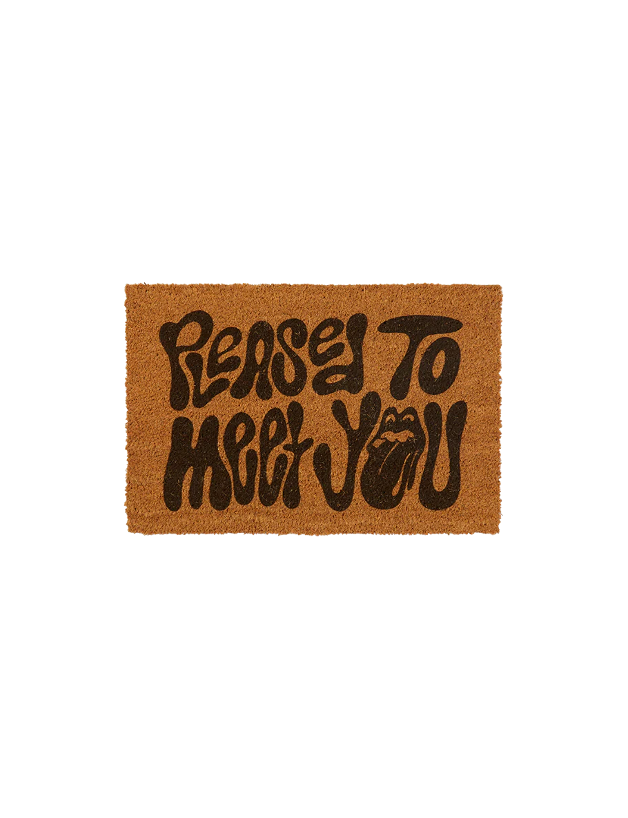 Stones Tongue To Meet You Doormat