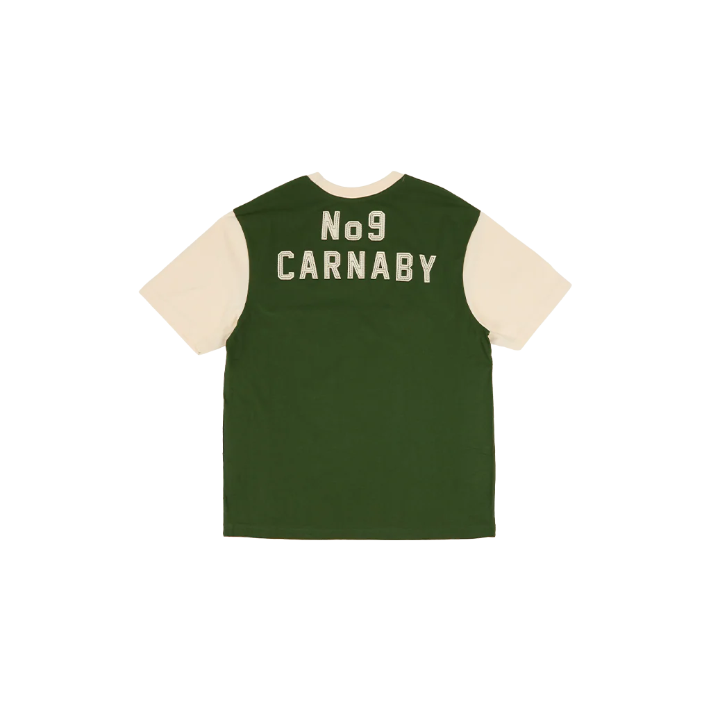 Stones Varsity Chenille Applique Green T-Shirt - Image 4