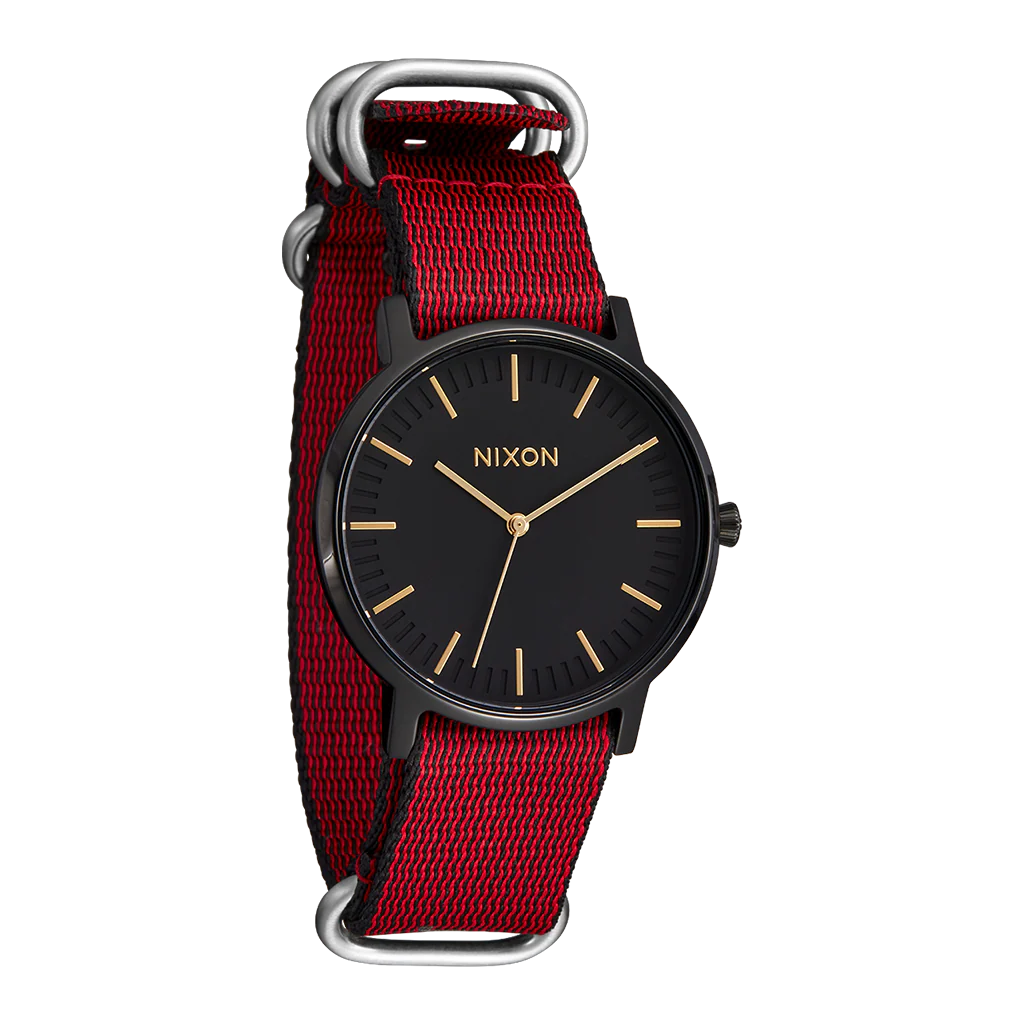 Stones x Nixon 20mm Recycled Nato Band - Red