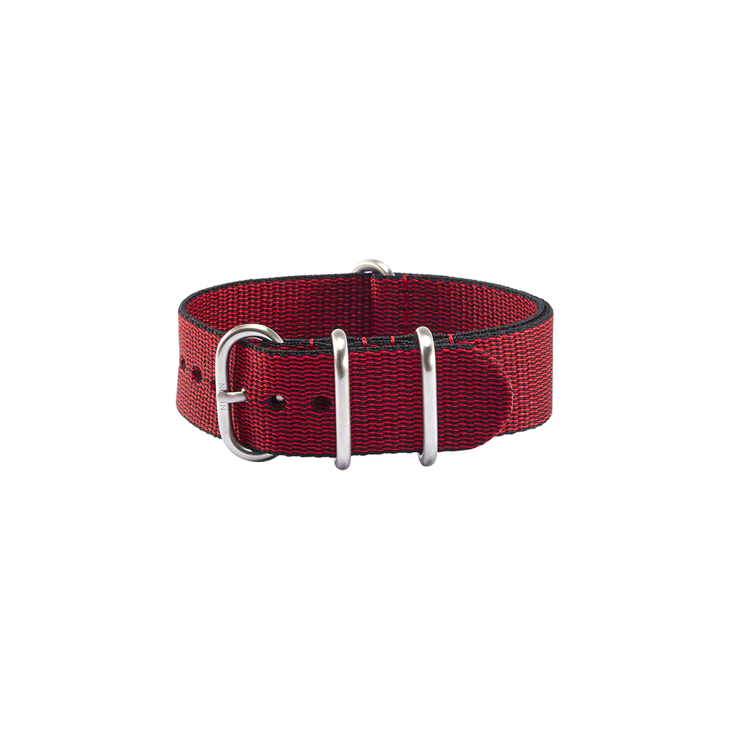 Stones x Nixon 20mm Recycled Nato Band - Red - Image 3