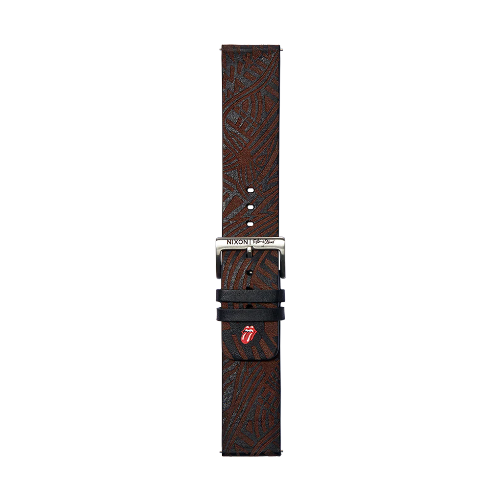 Stones x Nixon 23mm Black Leather Band - Image 4