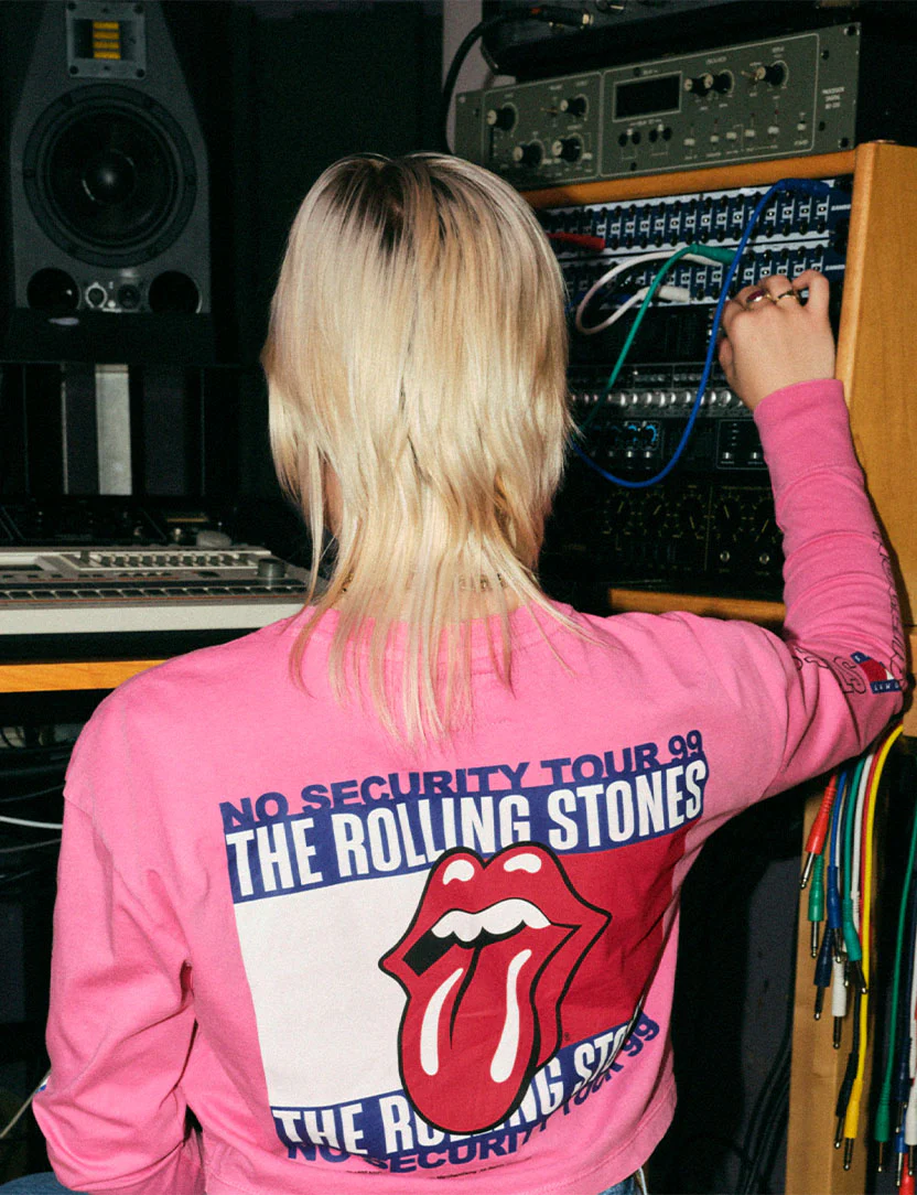 Stones x Tommy Hilfiger Crop Long Sleeve Shirt - Image 4