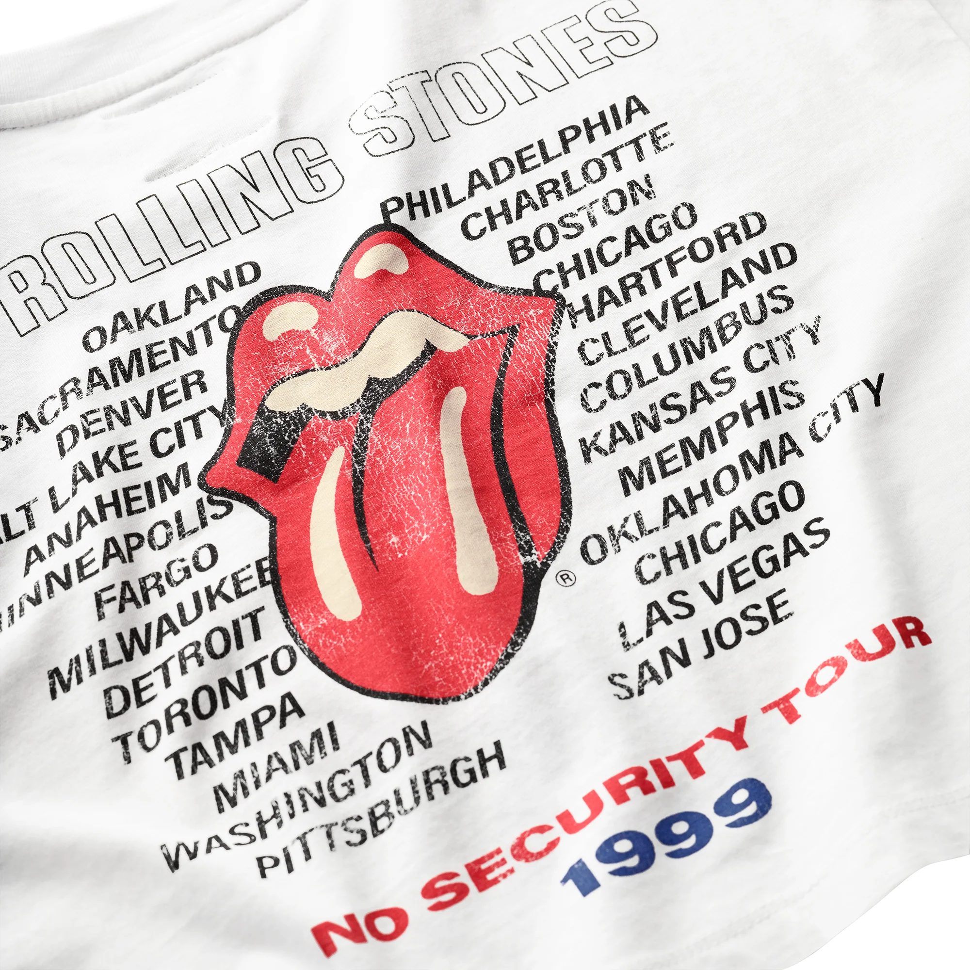Stones x Tommy Hilfiger Crop T-Shirt - Image 3