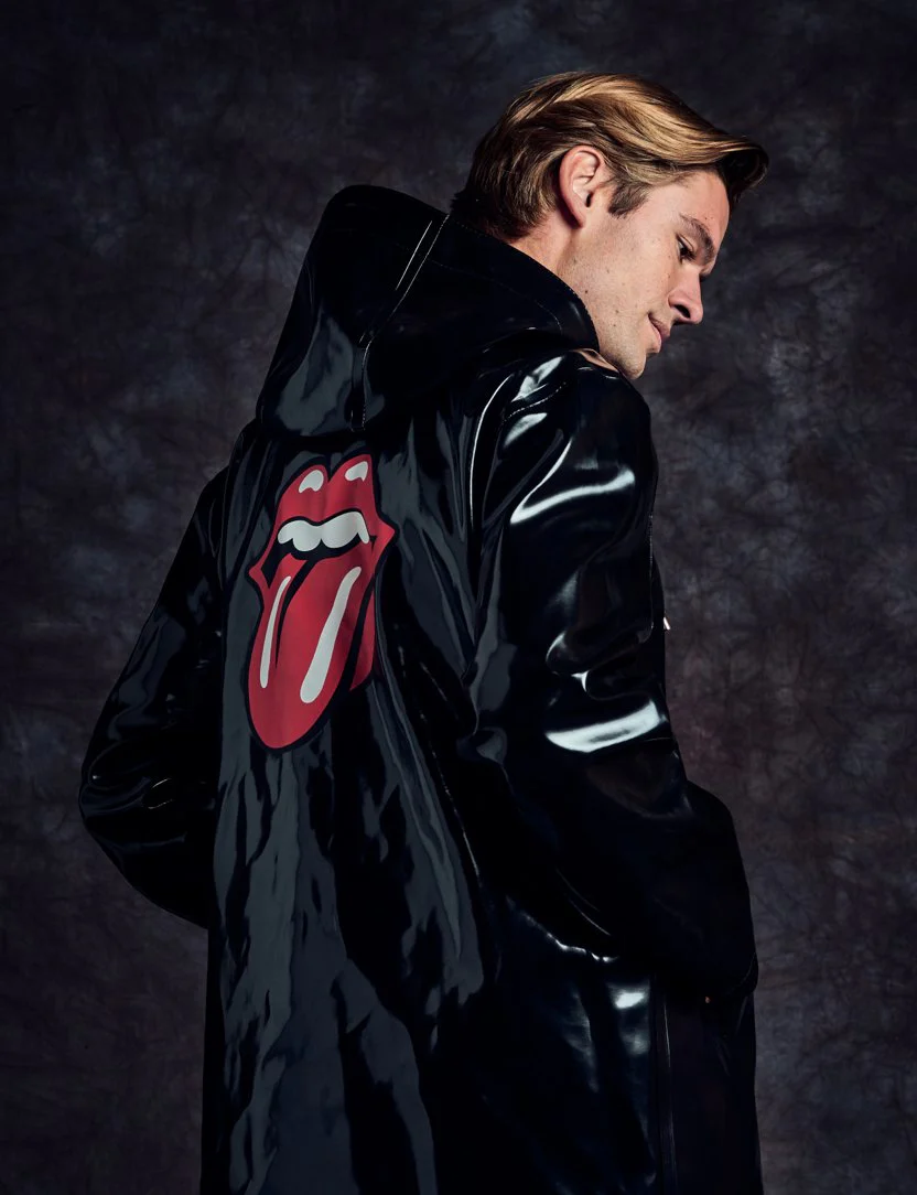 Stutterheim x Stones Glossy Coat with Lips Logo - Image 2