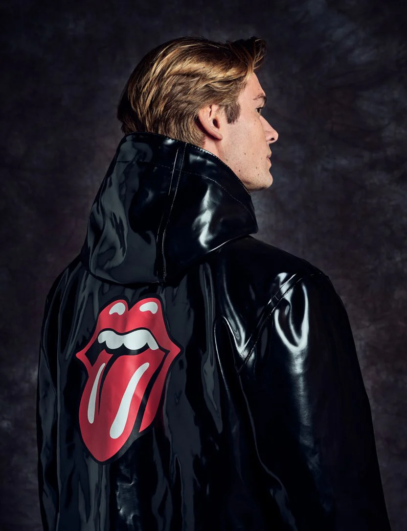 Stutterheim x Stones Glossy Coat with Lips Logo - Image 3
