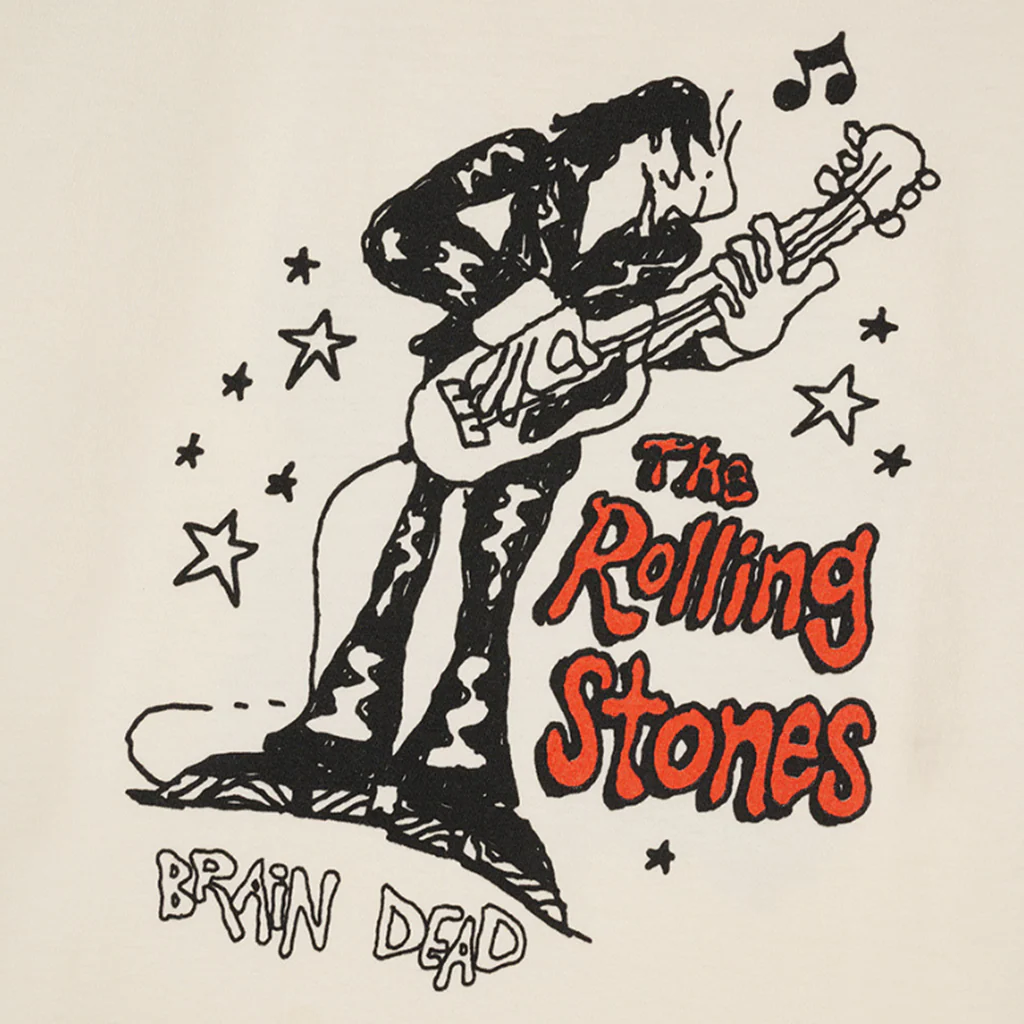 The Rolling Stones x Brain Dead Studios Satisfaction T-Shirt - Image 2